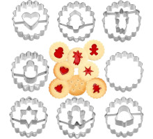 Набір з 8 форм для печива Linzer