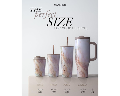 Термокухоль для кави MAMEIDO Insulated Cup Travel Mug 350 мл