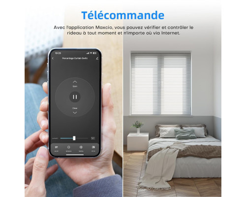 Розумний ролетний перемикач Maxcio WiFi сумісний з HomeKit/Alexa та Google Home