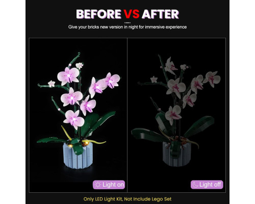 Комплект світлодіодного освітлення для Lego Orchid 10311