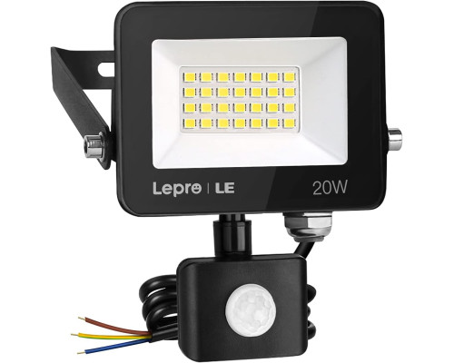 Світлодіодний прожектор Lepro 20 Вт із датчиком руху