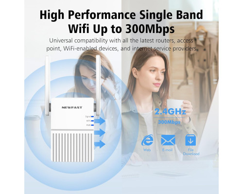 Підсилювач WLAN NEWFAST 300 Мбіт/с