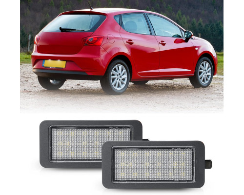 Світлодіодне підсвічування номерного знака для Seat Ibiza MK4 IV Hatchback 2009-2016