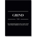 Мотиваційні постери та принти Grind Hustle Execution