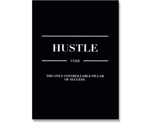 Мотиваційні постери та принти Grind Hustle Execution