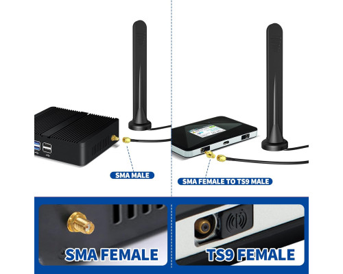 Маршрутизатор Bingfu 4G LTE 5dBi SMA TS9