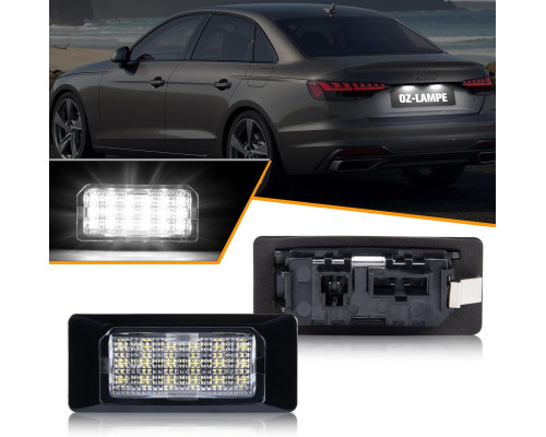 Світлодіодні ліхтарі підсвічування номерного знаку OZ-LAMPE для Audi (Комплект 2шт)