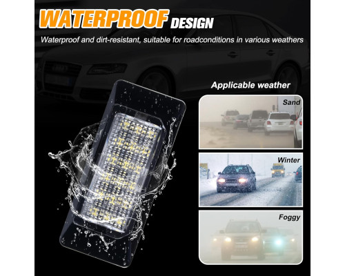 Світлодіодні ліхтарі підсвічування номерного знаку OZ-LAMPE для Audi (Комплект 2шт)