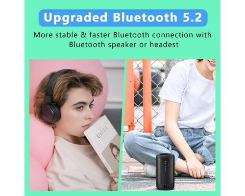 MP3-плеєр AiMoonsa з вбудованим HD-динаміком/Bluetooth та навушниками