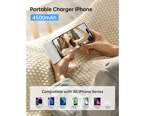 Портативний зарядний пристрій Kuulaa для iPhone 4500 мАг