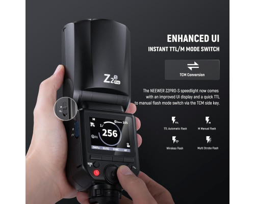 Спалах Speedlite NEEWER Z2PRO-S 2.4G TTL із круглою головкою для Sony