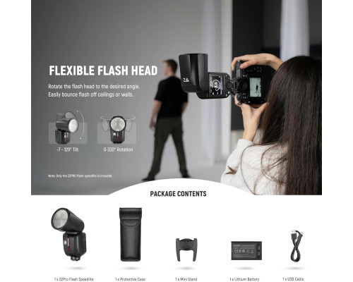 Спалах Speedlite NEEWER Z2PRO-S 2.4G TTL із круглою головкою для Sony