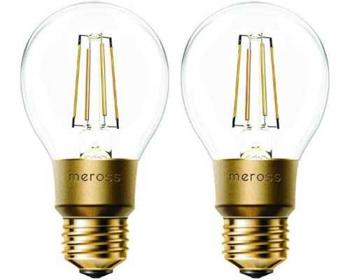 Набір із двох розумних лампочок Meross MSL100 6W E27 Wi-Fі