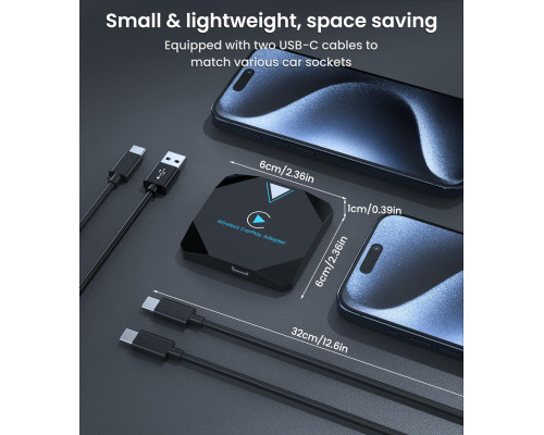 Бездротовий адаптер Carplay для Apple Mini Wireless CarPlay Adapter