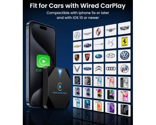 Бездротовий адаптер Carplay для Apple Mini Wireless CarPlay Adapter