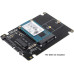 Комбінований адаптер 2 в 1 M.2 NGFF B-key & mSATA SSD на SATA 3.0