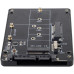 Комбінований адаптер 2 в 1 M.2 NGFF B-key & mSATA SSD на SATA 3.0