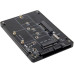 Комбінований адаптер 2 в 1 M.2 NGFF B-key & mSATA SSD на SATA 3.0