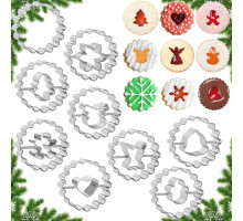 Набір з 9 форм для печива Linzer