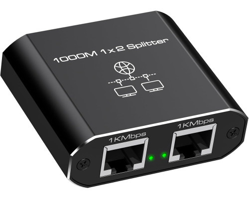 Розгалужувач Ethernet VEDINDUST 1000 Мбіт/с, 2 порти