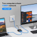 Розгалужувач Ethernet VEDINDUST 1000 Мбіт/с, 2 порти