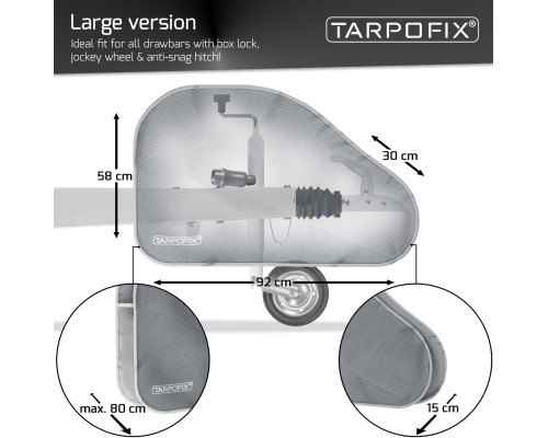 Чохол для фаркопа Tarpofix із замком