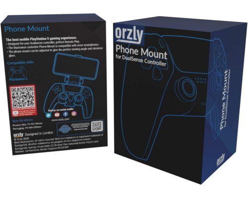 Мобільний ігровий затискач Orzly для контролера PS5