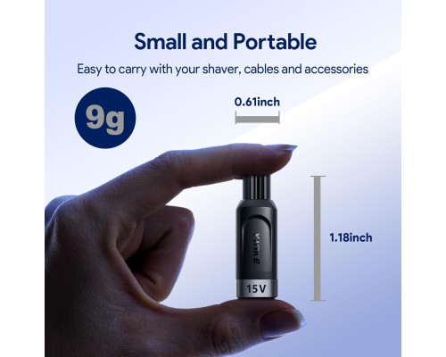 Зарядний пристрій Yinke 15 В Type-C HQ8505 для бритв Philips Norelco HQ8505 та OneBlade (кабель в комплект не входить)