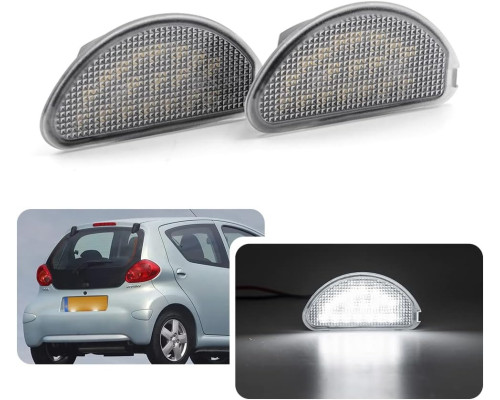 Світлодіодна підсвітка для номерного знака для Toyota Aygo 2005-2014 SMD 6000K