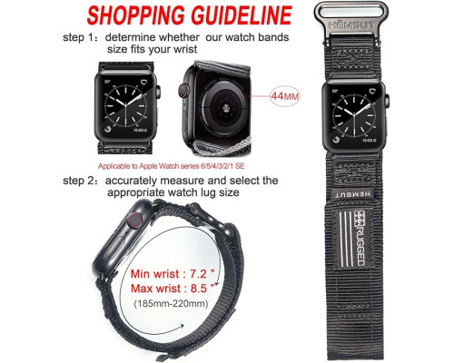 Нейлоновий ремінць Apple Watch Hemsut