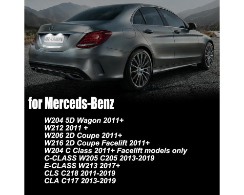 Світлодіодне підсвічування номерного знаку OZ-LAMPE для Mercedes-Benz (Комплект 2шт)