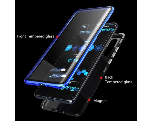 Чохол для мобільного телефону Honor 90 із магнітною адсорбцією + загартоване скло з передньою та задньою частинами
