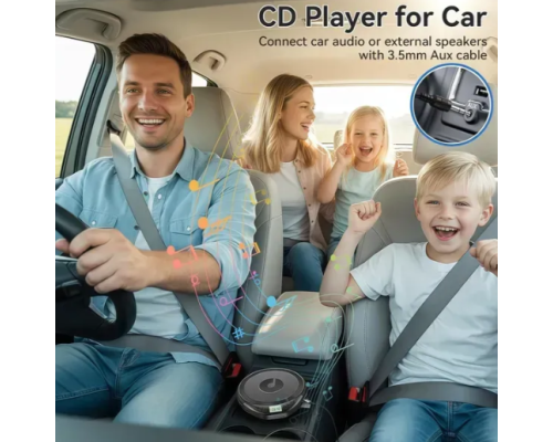 Портативний CD-програвач з навушниками KOVCDVI