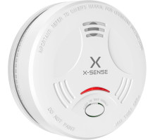 Детектор диму X-Sense зі світлодіодним індикатором та кнопкою вимкнення звуку