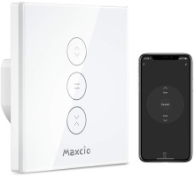 Смарт перемикач для штор, ролетів, жалюзі Maxcio WiFi