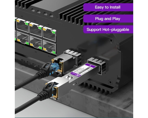Приймач-передавач 10GBASE-T SFP+ XZSNET