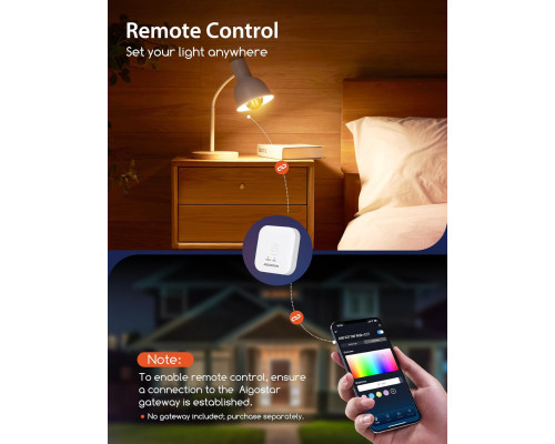 Розумна лампа Aigostar Mesh Bluetooth Mesh A60