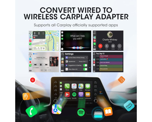 Бездротовий адаптер FEisca Carplay