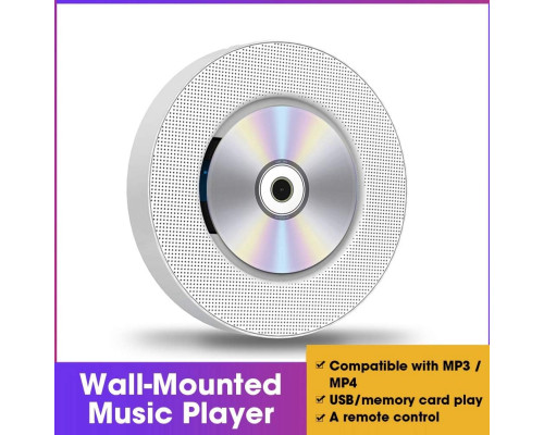 Портативний настінний CD-плеєр ABS YR-Q100 з Bluetooth