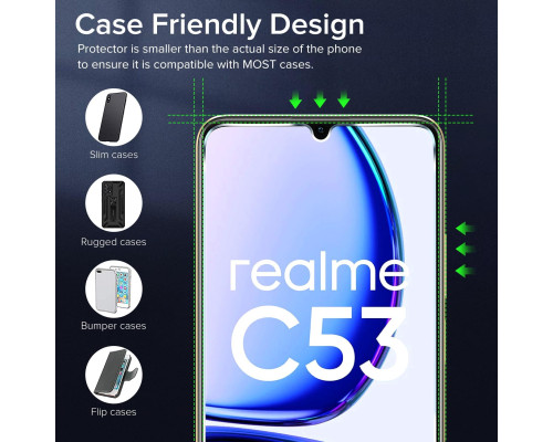 Комплект із 4 захисних плівок для Realme C53 / C51 / Realme Note 50