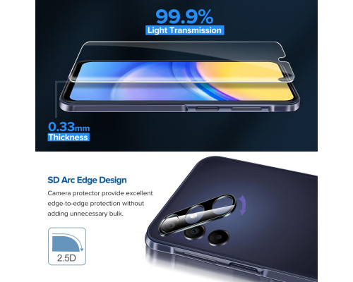 Комплект з 2 захисних плівок для Samsung Galaxy A15 5G/4G/M15 5G ivoler