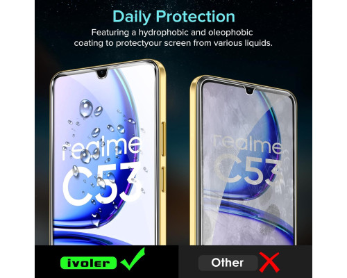 Комплект із 4 захисних плівок для Realme C53 / C51 / Realme Note 50