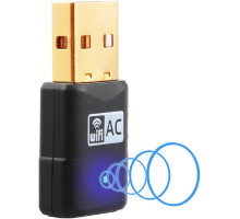 Двохдіапазонний USB-адаптер WiFi 600 Мбіт/с для ПК Mini