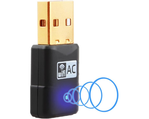 Двохдіапазонний USB-адаптер WiFi 600 Мбіт/с для ПК Mini
