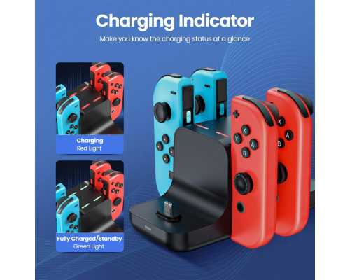 Зарядна док-станція LVFAN для Nintendo Switch