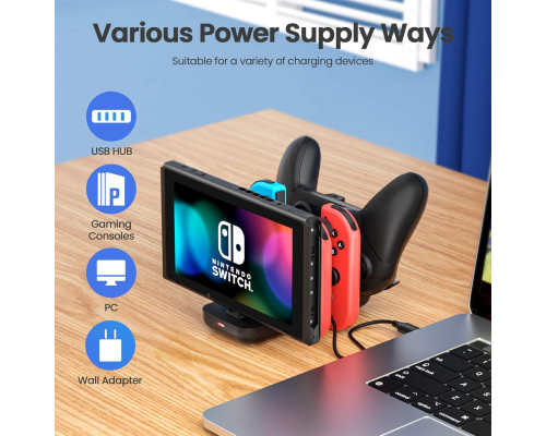 Зарядна док-станція LVFAN для Nintendo Switch