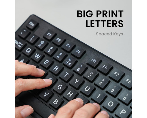 Дротова повнорозмірна клавіатура Perixx PERIBOARD-117P PS2