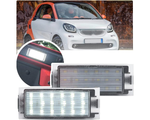 Світлодіодні лампи номерного знака для Mercedes Smart Fortwo 4159062300