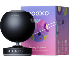 Портативний зірковий проектор-нічник POCOCO з акумуляторною підзарядкою (Чорний)