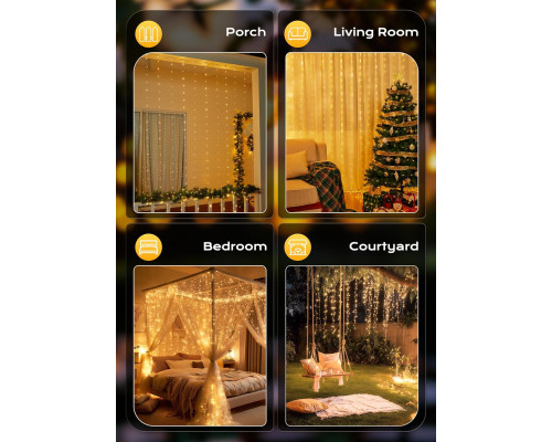 Гірлянда Brightown 300 LED Fairy для фіранок
